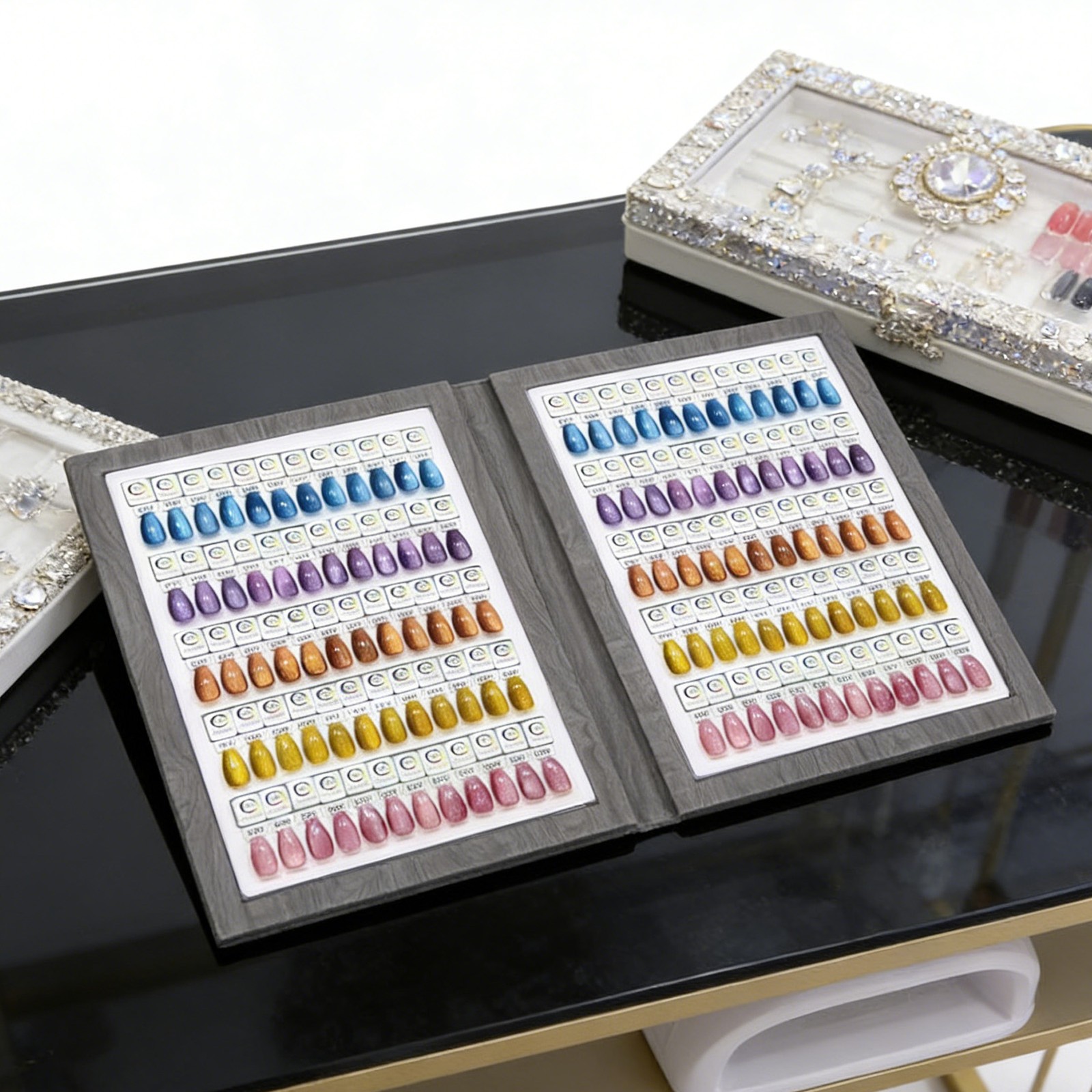 Magnetic Nail Swatches Book For Nail Technicians And DIY Users Easy To Use