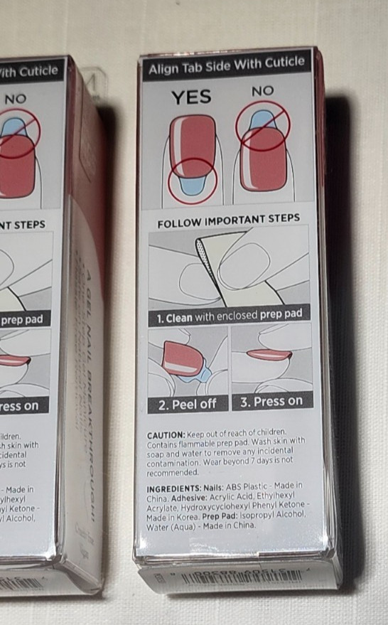 6 Brand New Boxes of Press-On Nails/5 imPRESS & 1 Olive & June – Variety (NEW)