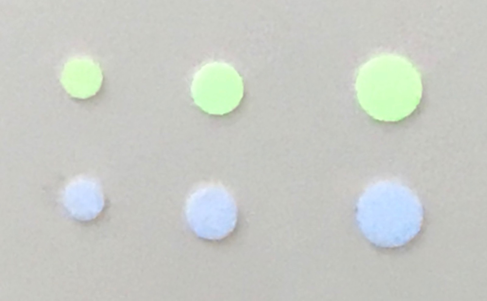 Watch Dial Hour Markers 12 GREEN/BLUE LUME Numerals Dots parts replace 3 Sizes