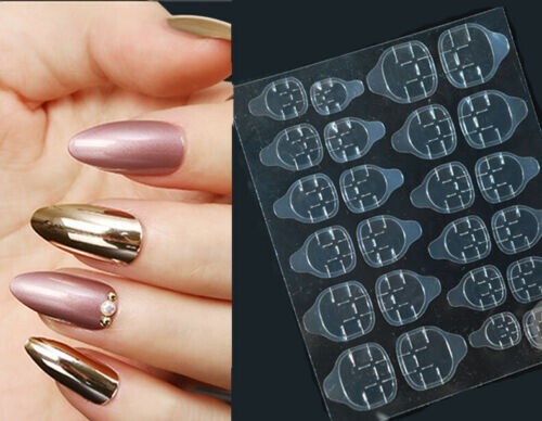 5 sheet Double-Sided Nail Glue Tape Sticker Adhesive Nail Tabs for Press on Tip