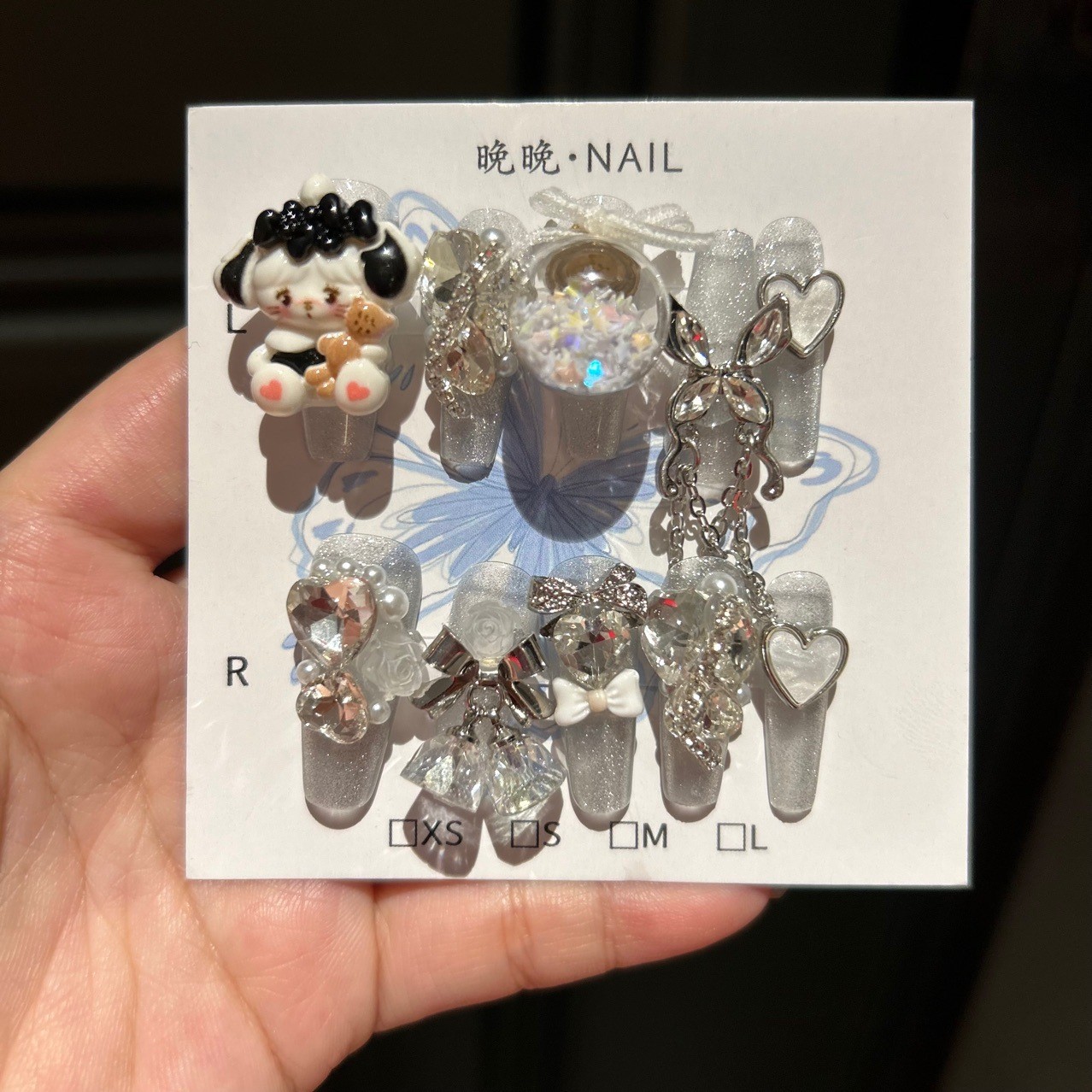 Cute Cool Cartoon Nails Handmade Press On Nails Removable