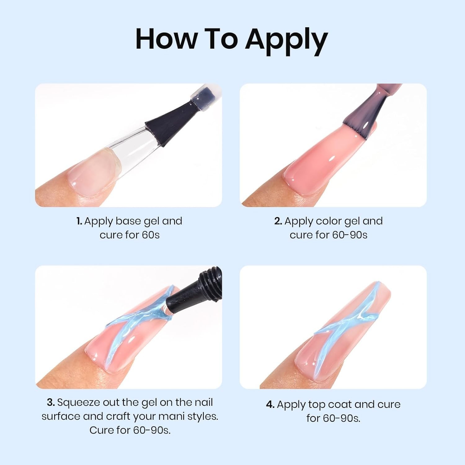 Easy-to-Use 15ml 3D Nail Sculpting Gel & Rhinestone Adhesive – DIY Salon at Home