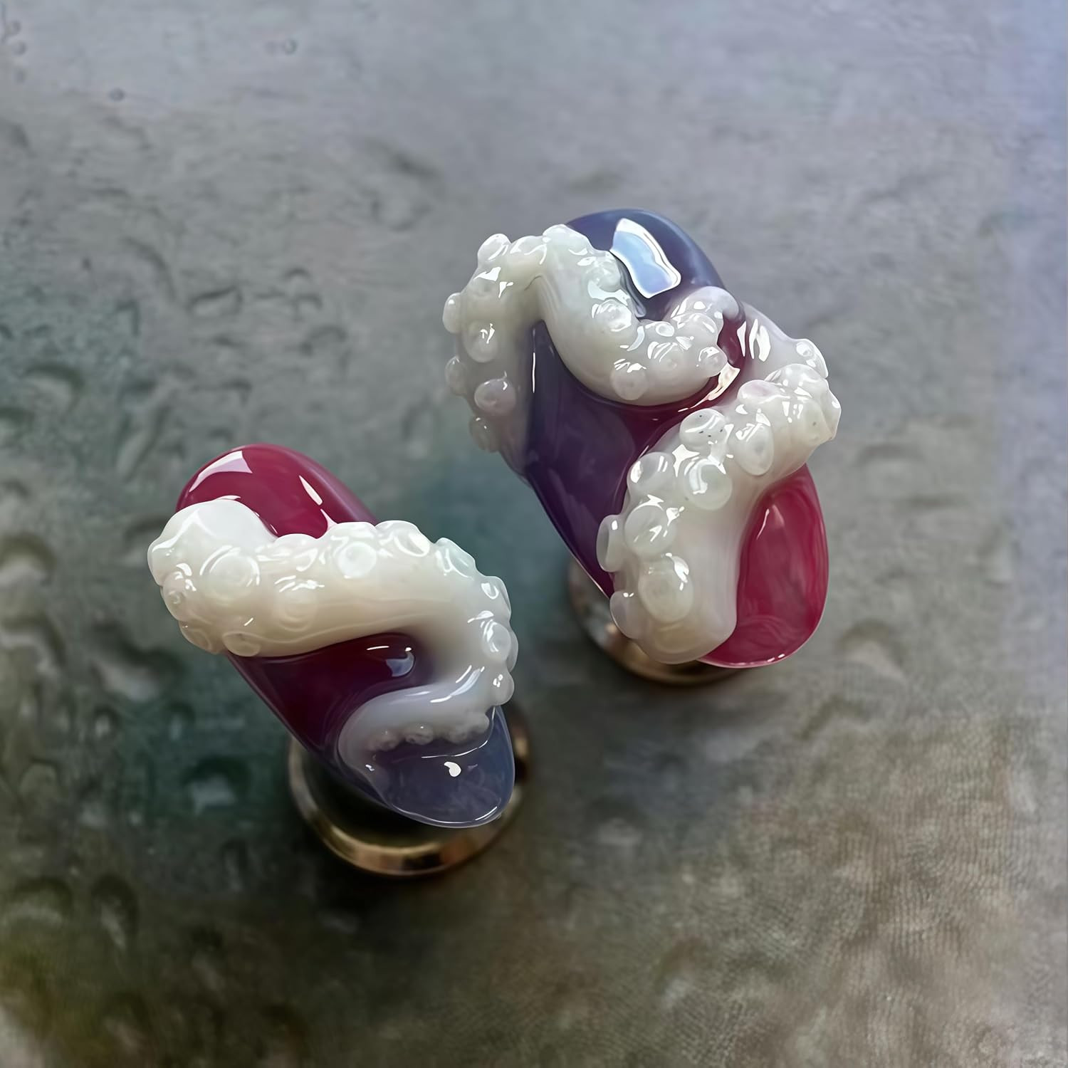 3D Octopus Nail Mold Multiple Shapes Octopuss Tentacles Silicone Nails Molds Acc