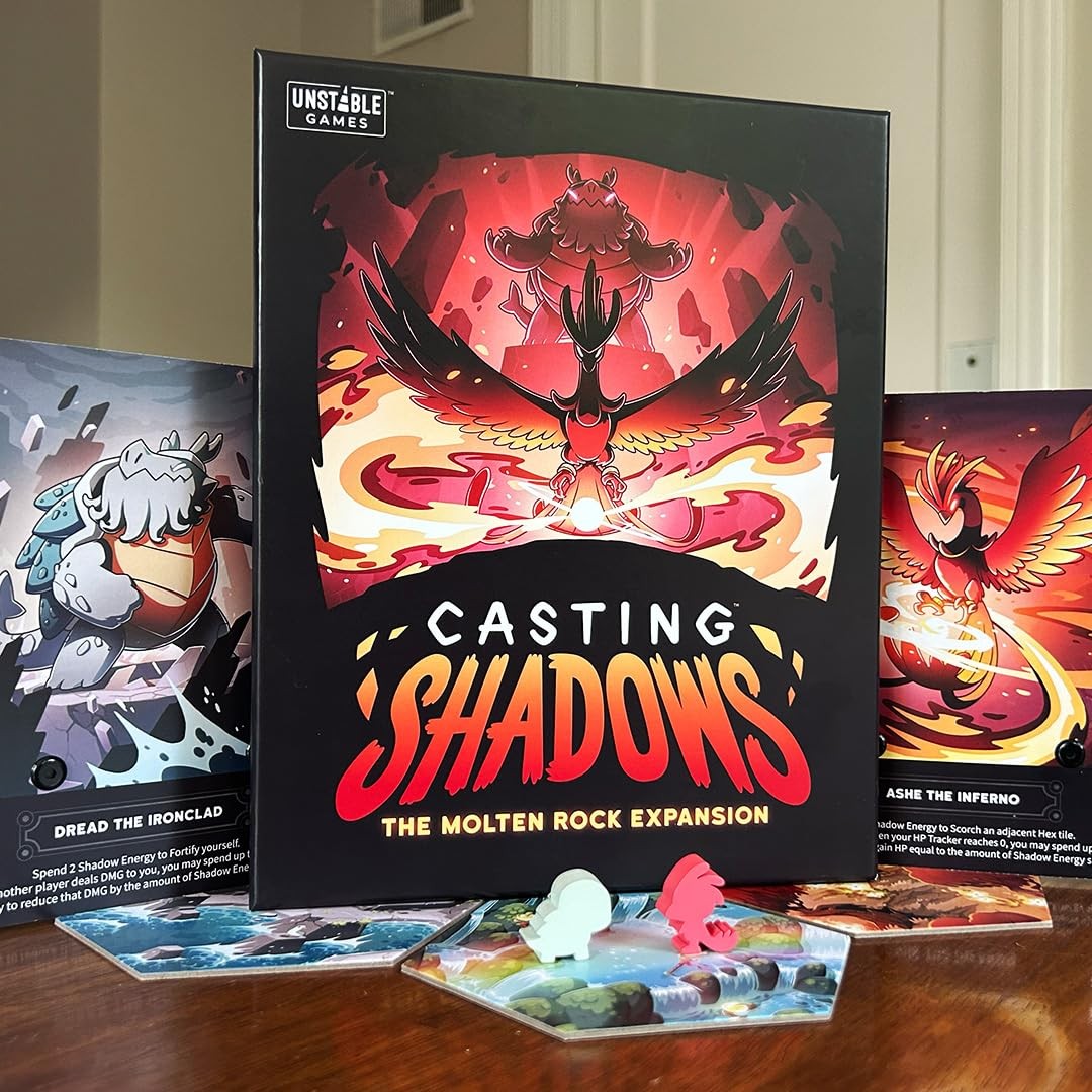 Unstable Games – Casting 6 x 4 x 1.25 inches, Molten Rock Expansion Pack