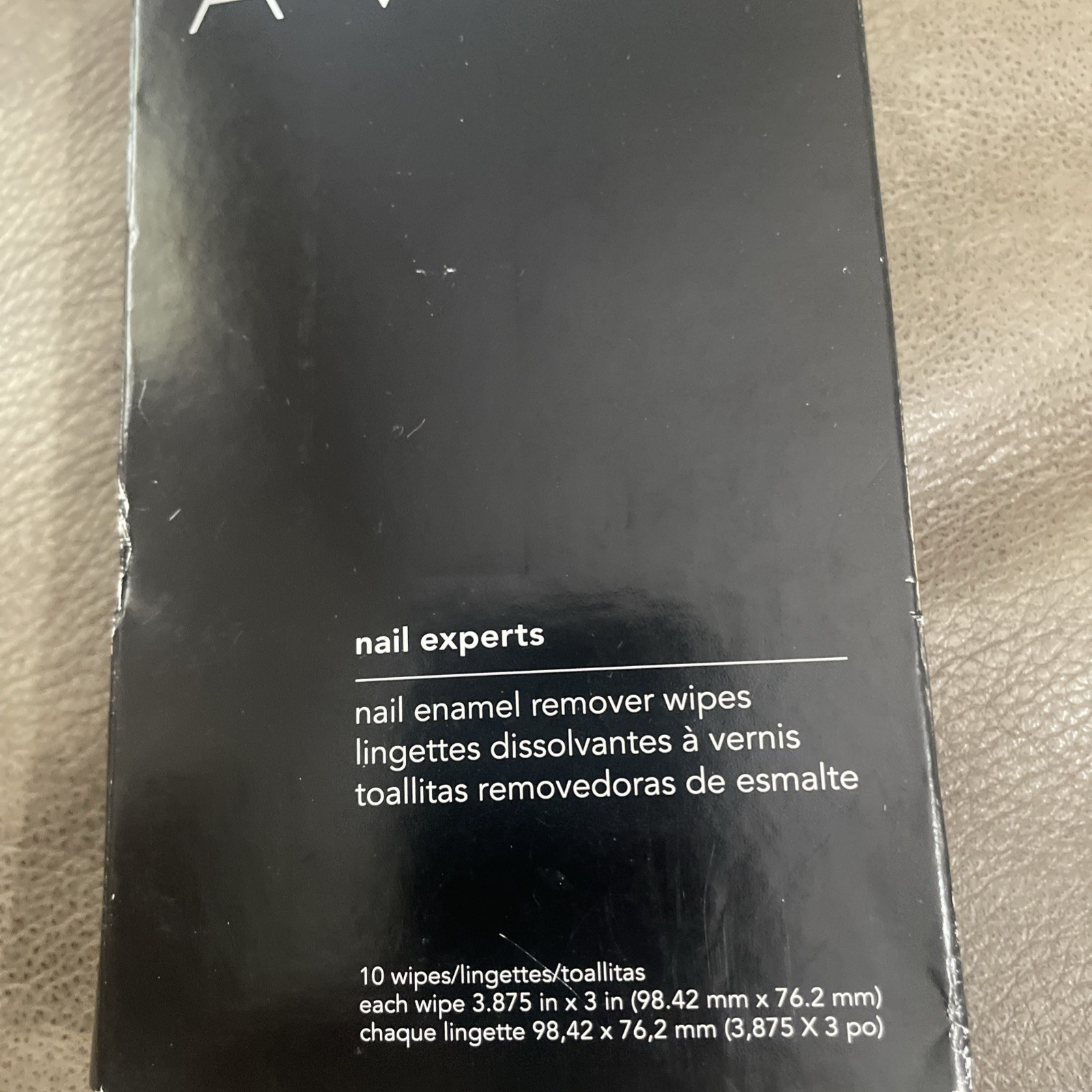 Avon Nail Experts Nail Enamel Remover Wipes 10 wipes nail polish mani pedi;;