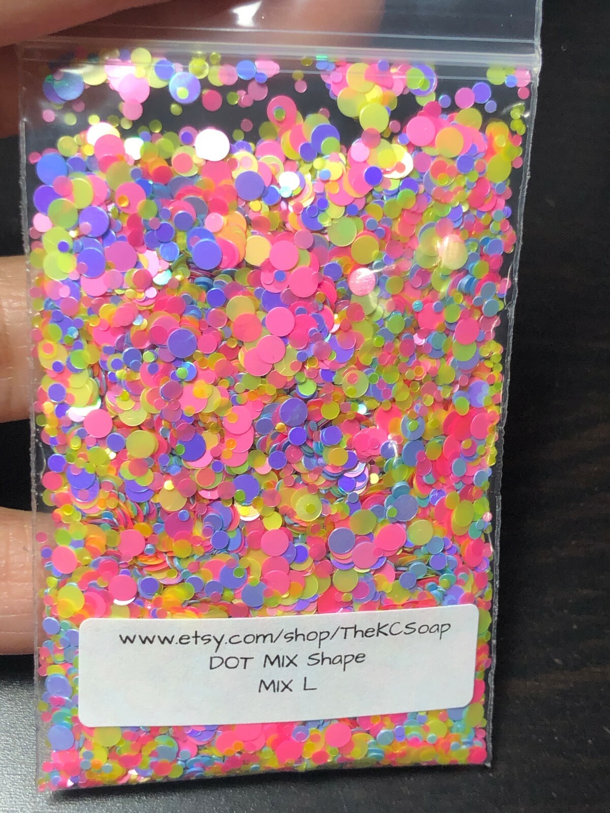 1,2,3 MM Mixed Dot Shape U Choose Color Nail Art Face Festival Crafts Makeup