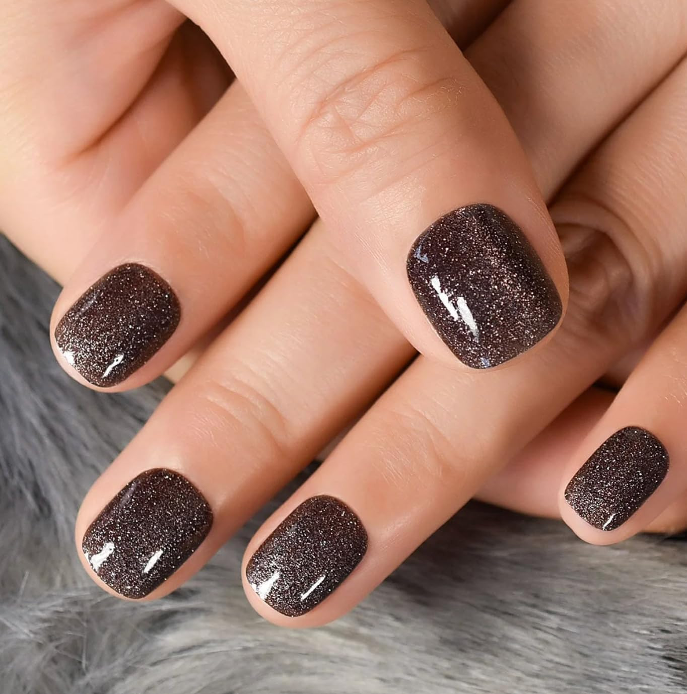 Press on Nails Acrylic Fake Nails with Design Full Cover False Nails Reusable Na