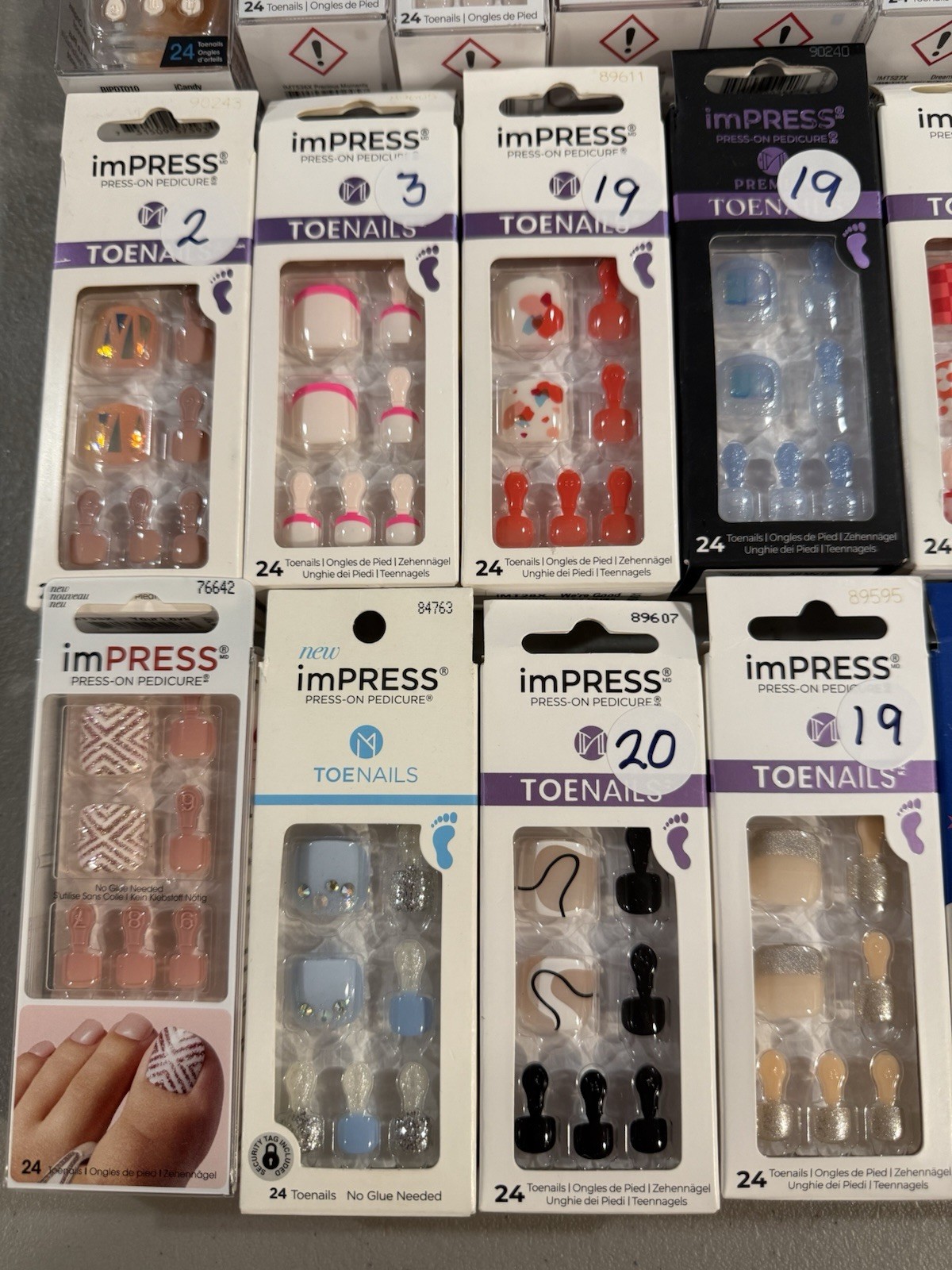 Kiss Nails impress,Toenails Press-On Pedicure,U CHOOSE,BUYMORESAVE+Com-Ship