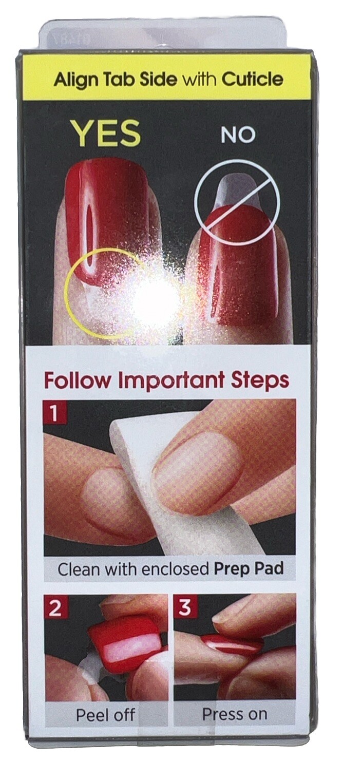 Kiss Nails Impress Press On Manicure #81437 Yeah Boy (New/Sealed/See All Photos)