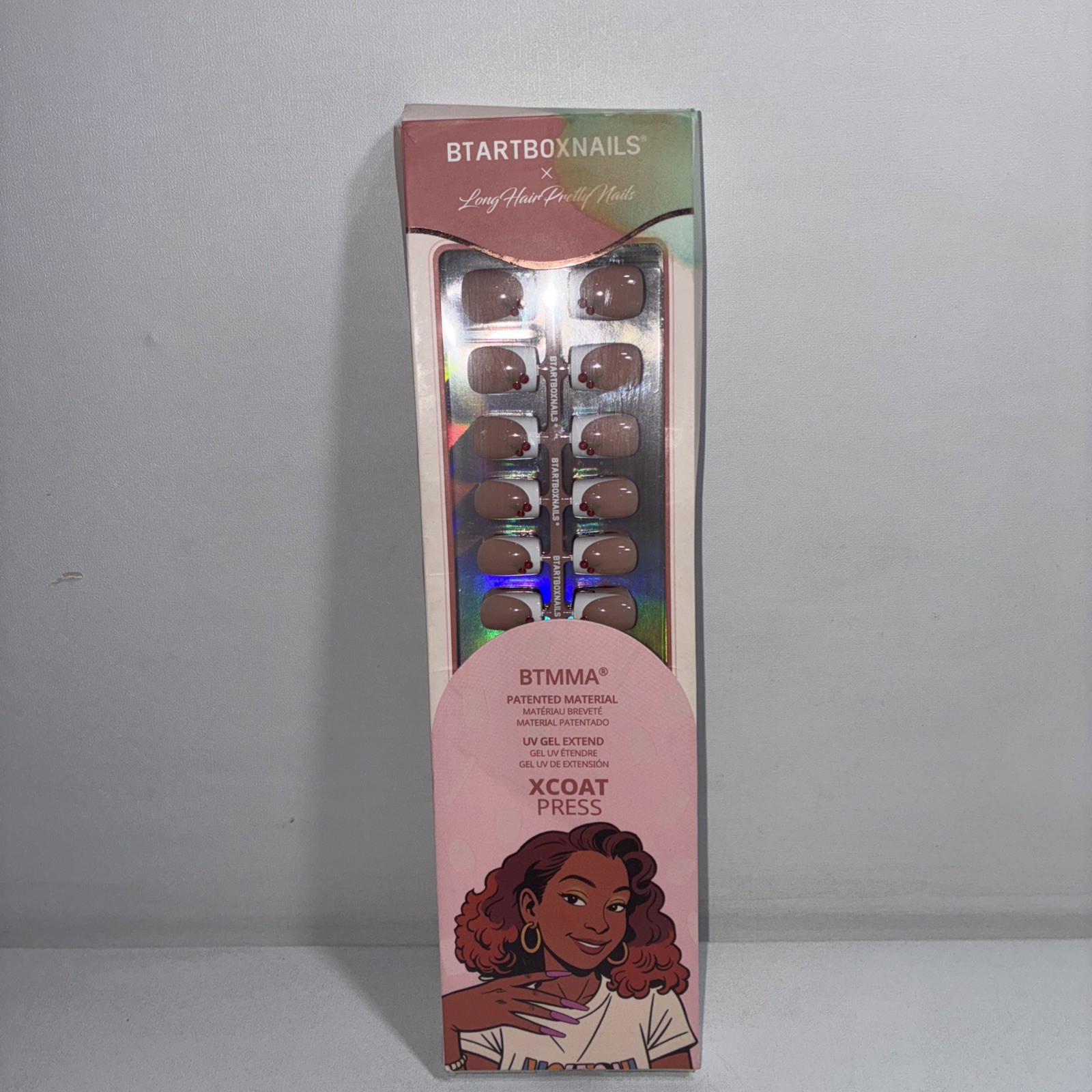 New Btartbox Long Hair Pretty Nails, Autumn Muse, 5 Different Design Collection