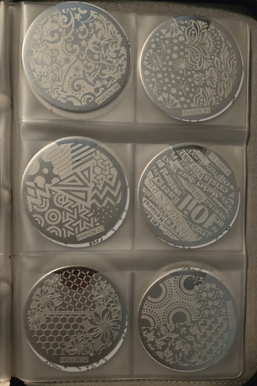 Bundle Monster Maniology B.M.C Nail Stamp Square Plates W/ Storage Binder Lot