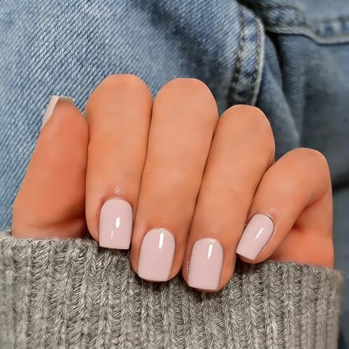 Press On Nails Short – Pastel Dusty Pink Press On Nails Square, 30 dusty pink