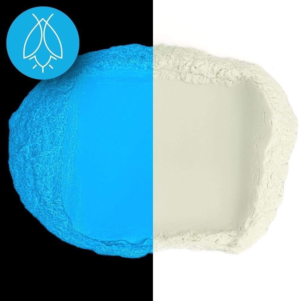 Glow in the Dark Pigment Powder – Neutral and Fluorescent Color for Art Painting