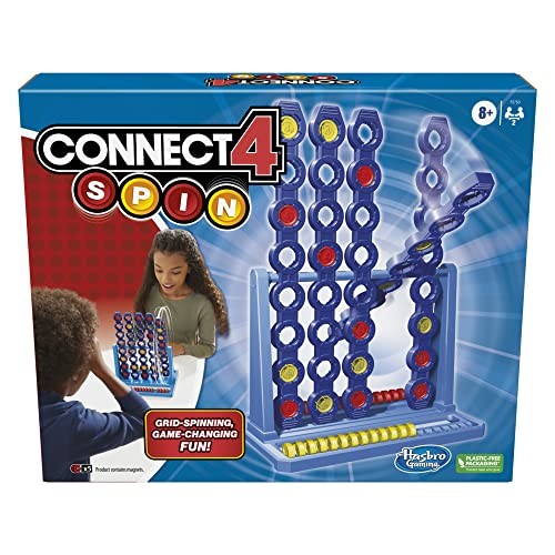 Hasbro Gaming Connect 4 Spin Game, 2.5 x 12.5 x 10.5 inches, Multicolored