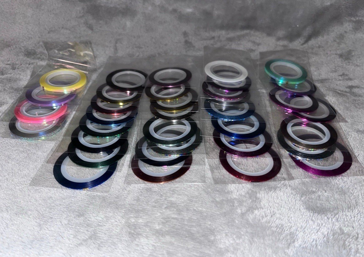 Nail Art Striping Tapes-Colorful DIY Magic!