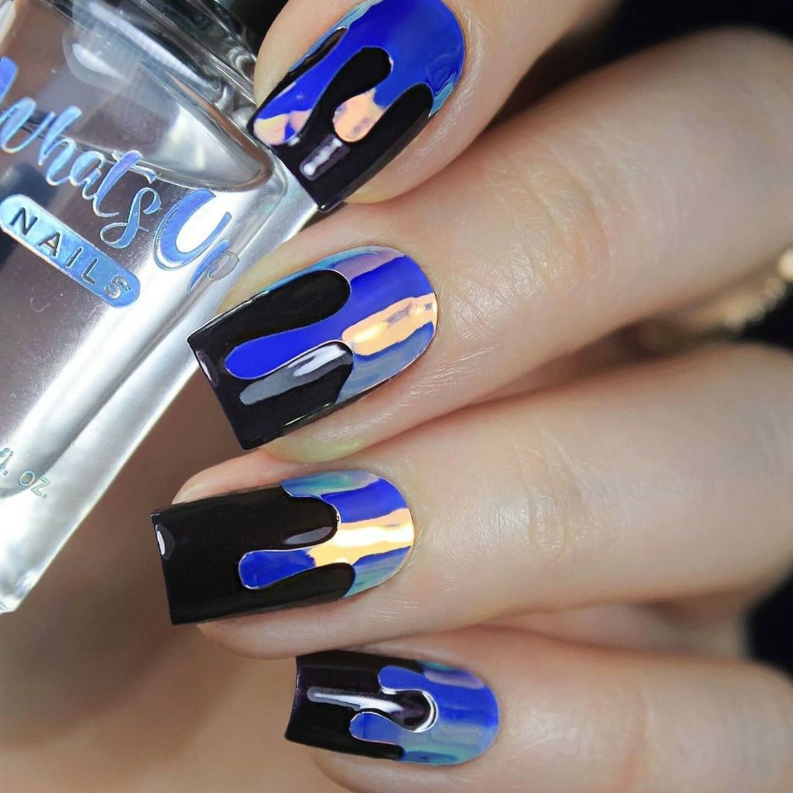 Whats Up Nails Dripping Flames Stickers (Purple) – Daily Charme Collaboration