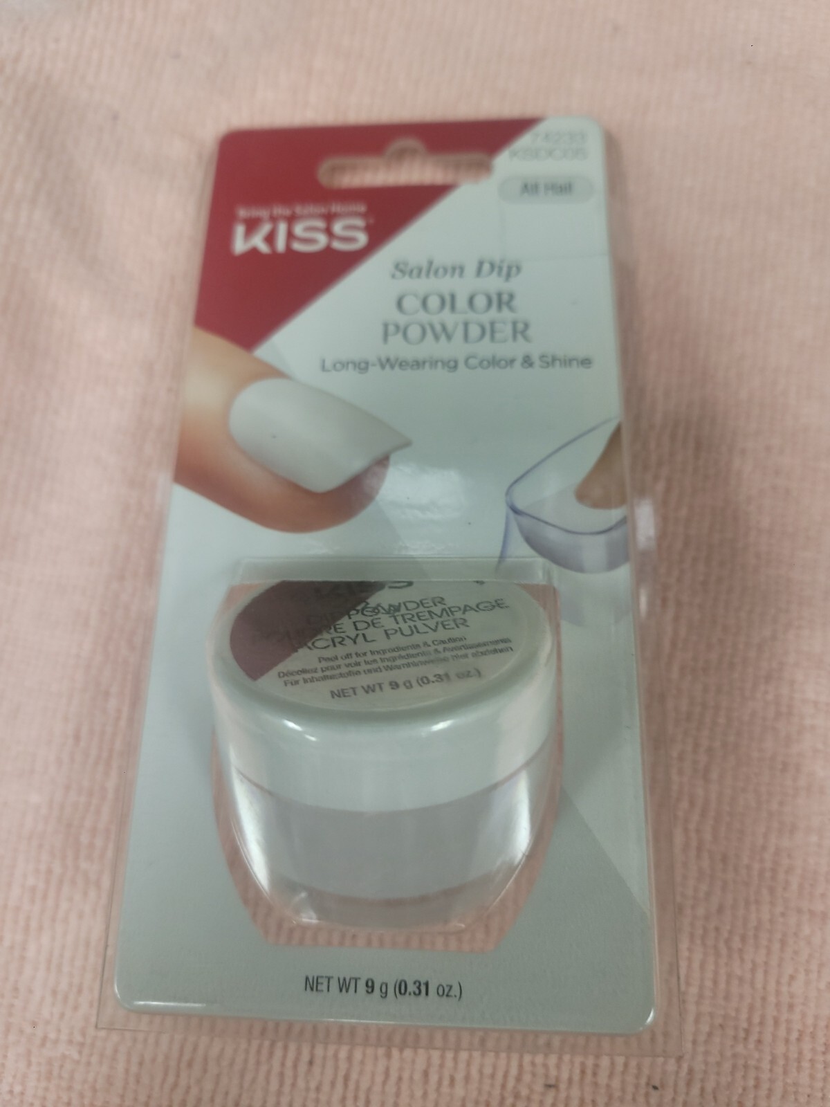 Kiss Salon Dip Color Powder Long-Wearing Color & Shine White All Hail New