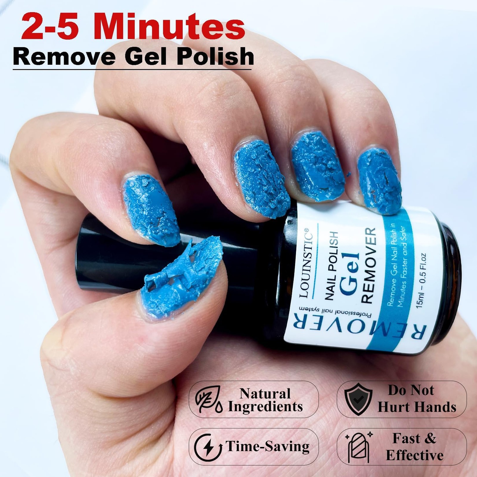 Gel Polish 0.26 Fl Oz (Pack of 2), Remover & Cuticle Oil & Manicure Tools