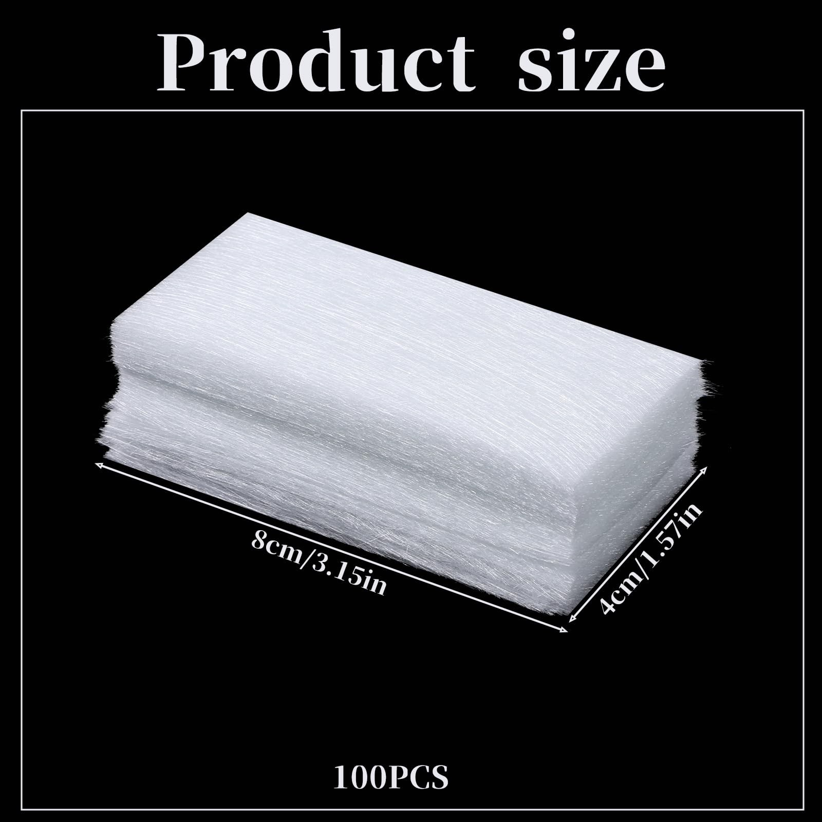 cobee 100 Pieces Silk Nail Extension Wrapï¼Œ Fiberglass Wrap Nailï¼Œ Art Exte…