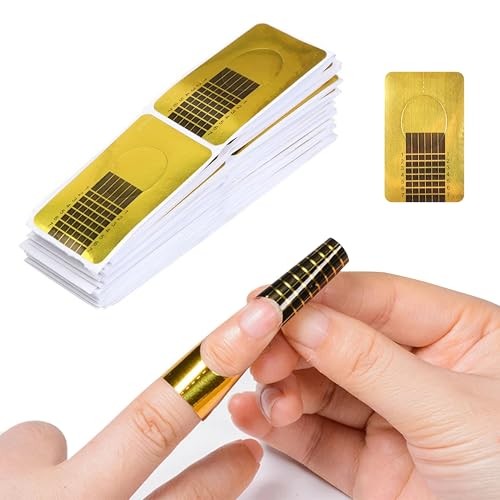 Gel Builder Self Adhesive Nail Extension Stickers – NailForms for Poly 100