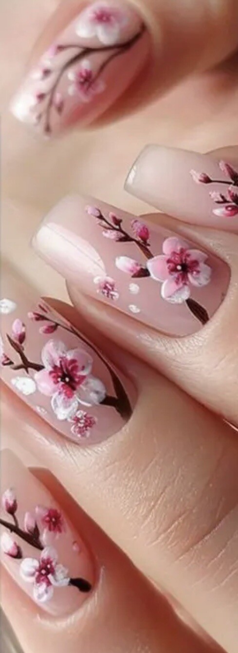Cherry Blossom Nail Art Decor/Stickers