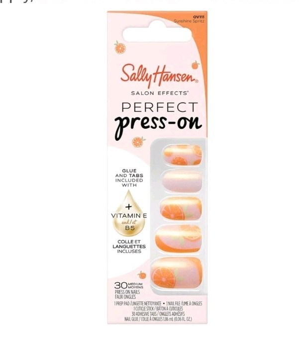 Sally Hansen Salon Effects Perfect Press-on Nails – Sunshine Spritz