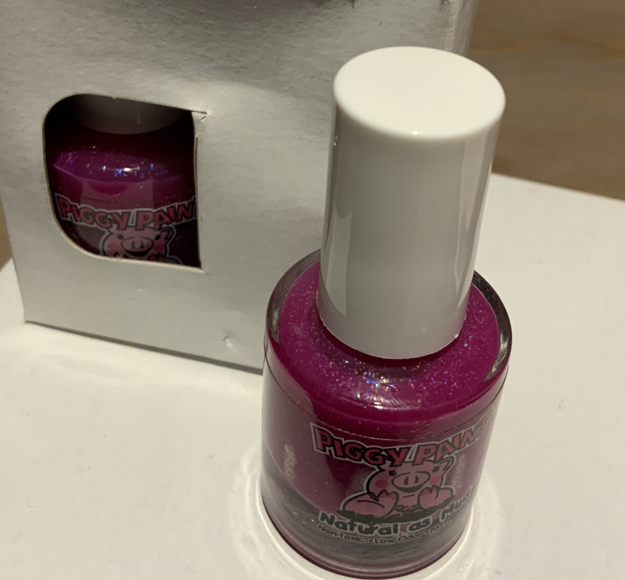🍒 Piggy Paint Nail Polish-Glamour Girl -Kid Safe Non Toxic‼️ Pack Of 2‼️ New