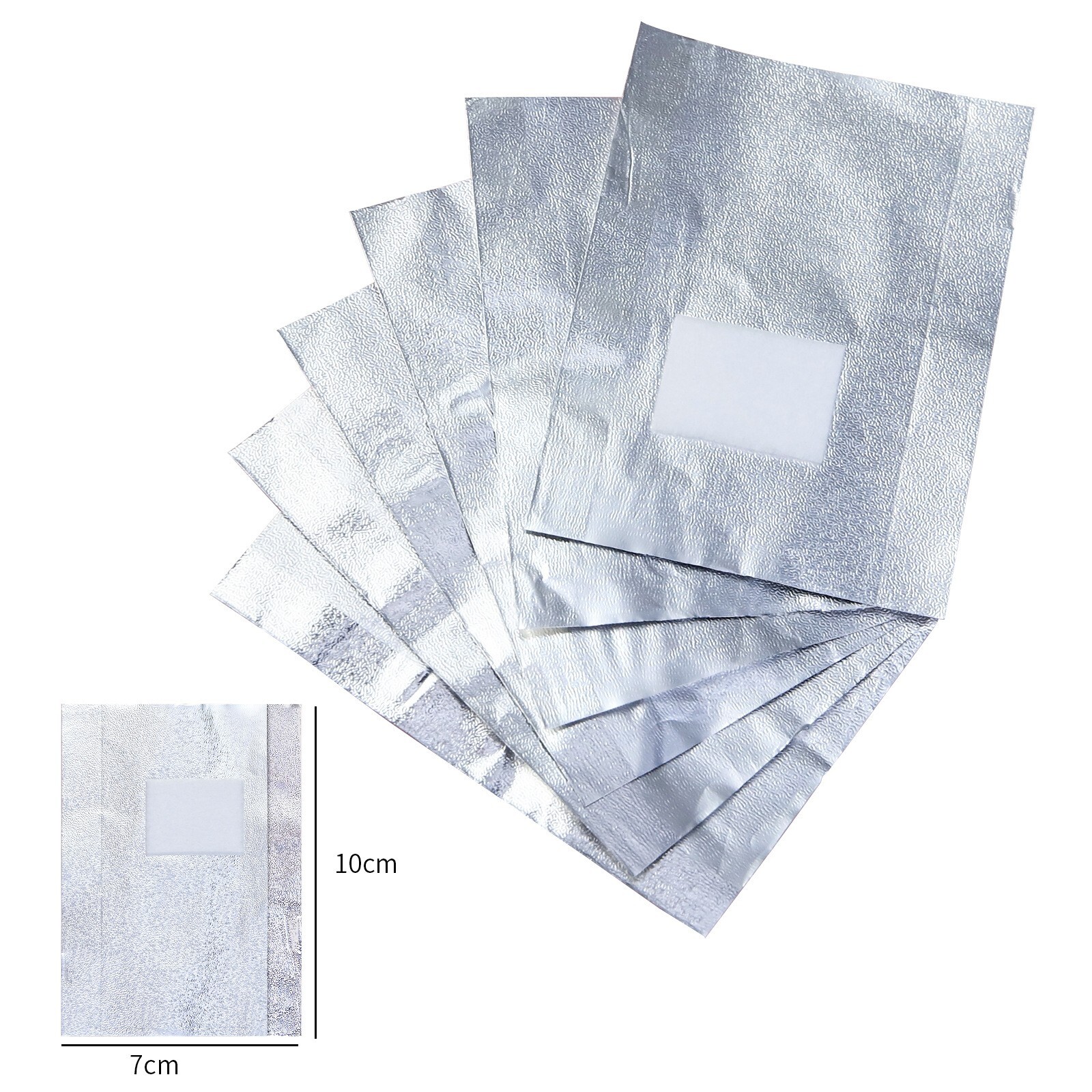 50 or 100PCS Aluminium Foil Nail Polish Removal Wraps Pad Remover Nail Art Tools
