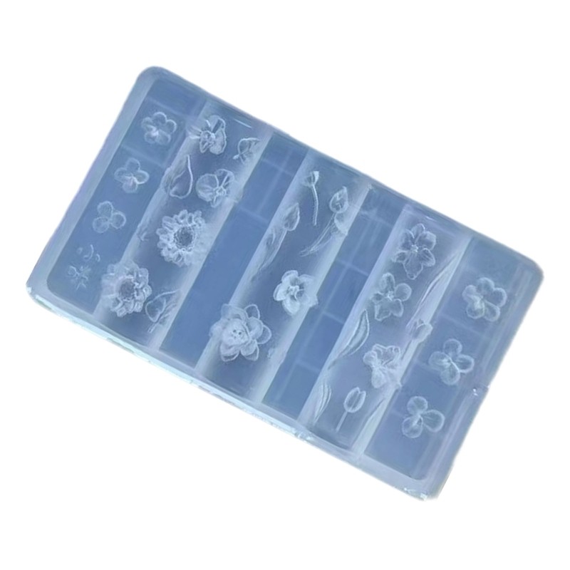 Flexible Sturdy Silicone Mould for Detail 3D Nail Art And Decorations