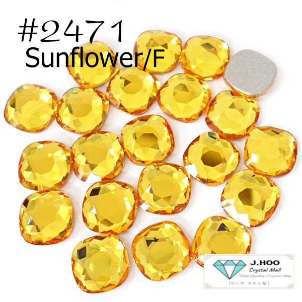 Swarovski 2471 Cushion Flat Back 10mm(4pcs)