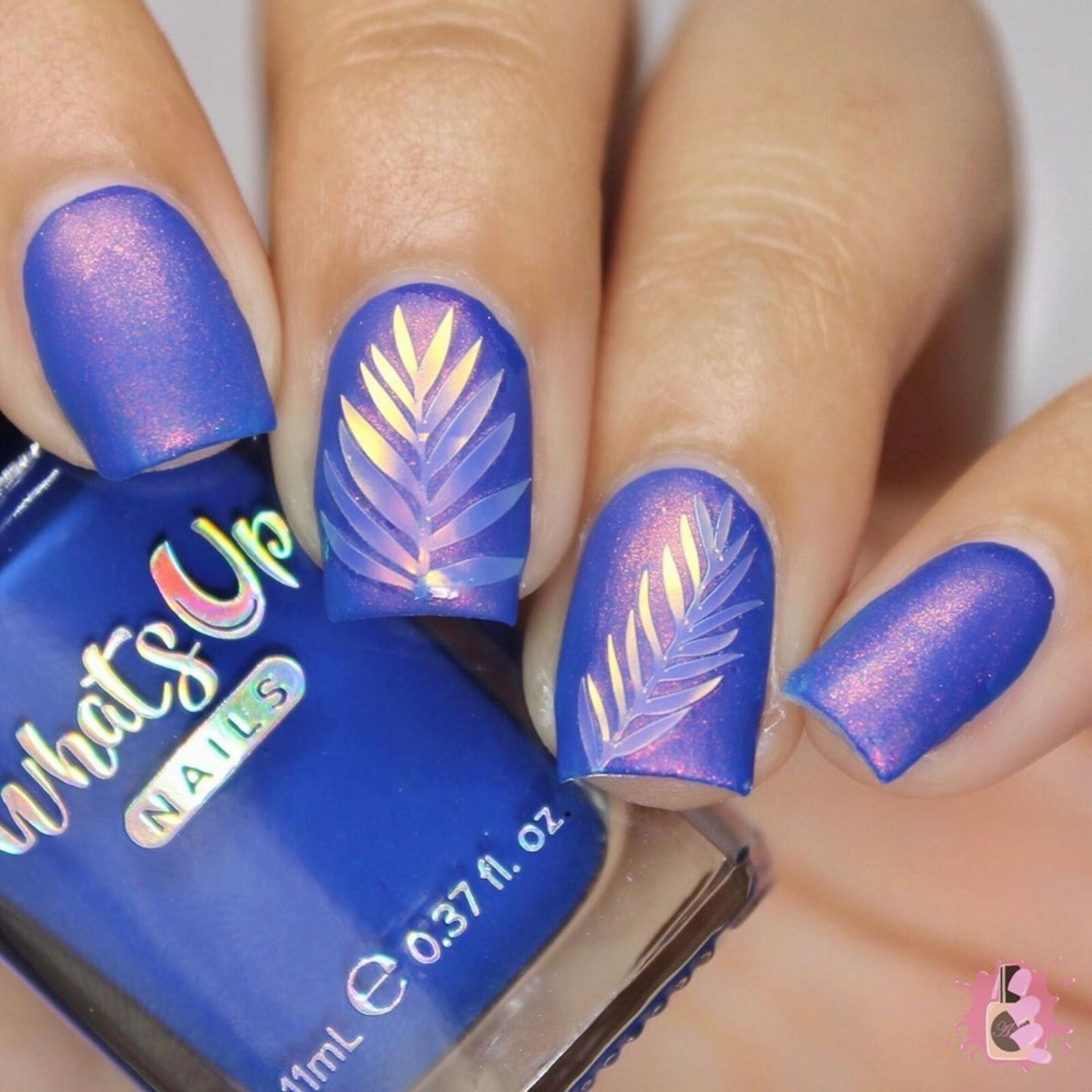 Whats Up Nails Botanical Garden Stickers (Purple) – Daily Charme Collaboration