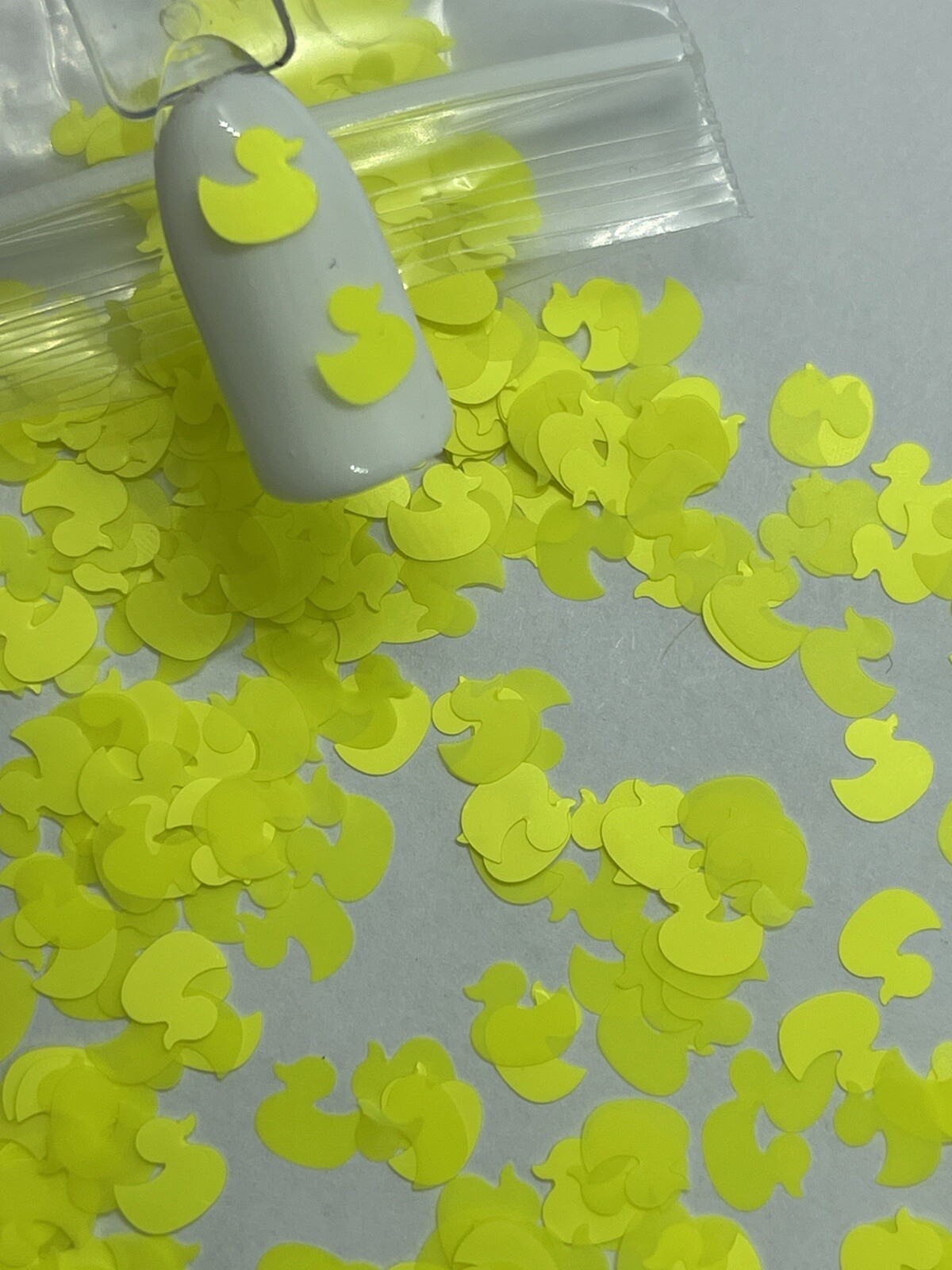 Yellow Rubber Duck Nail Glitter | 1 TSP | Gel Nail Art & Acrylic