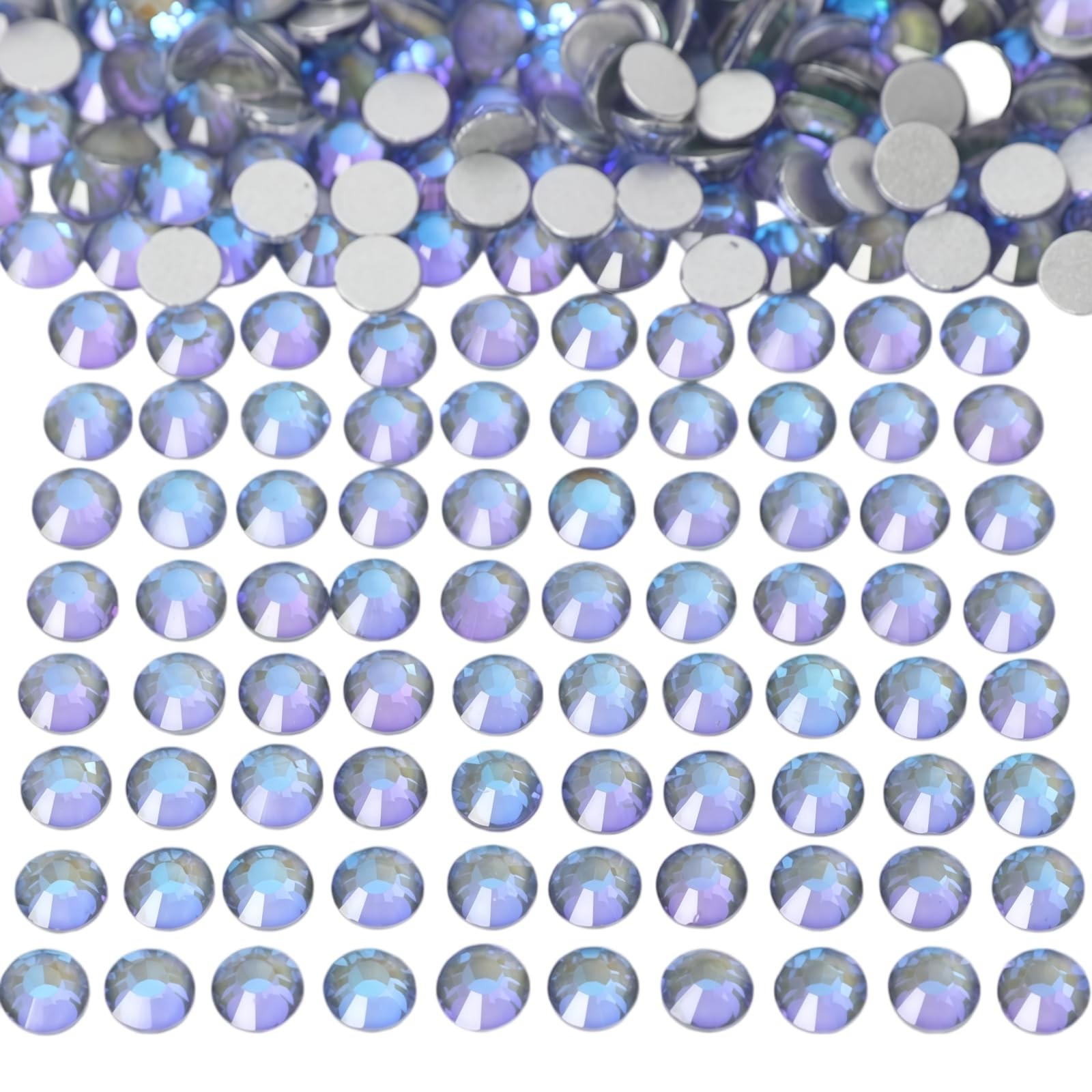 Diamonland Flatback Glass Crystal Rhinestones Rounds Gems for Bedazzling Nail…