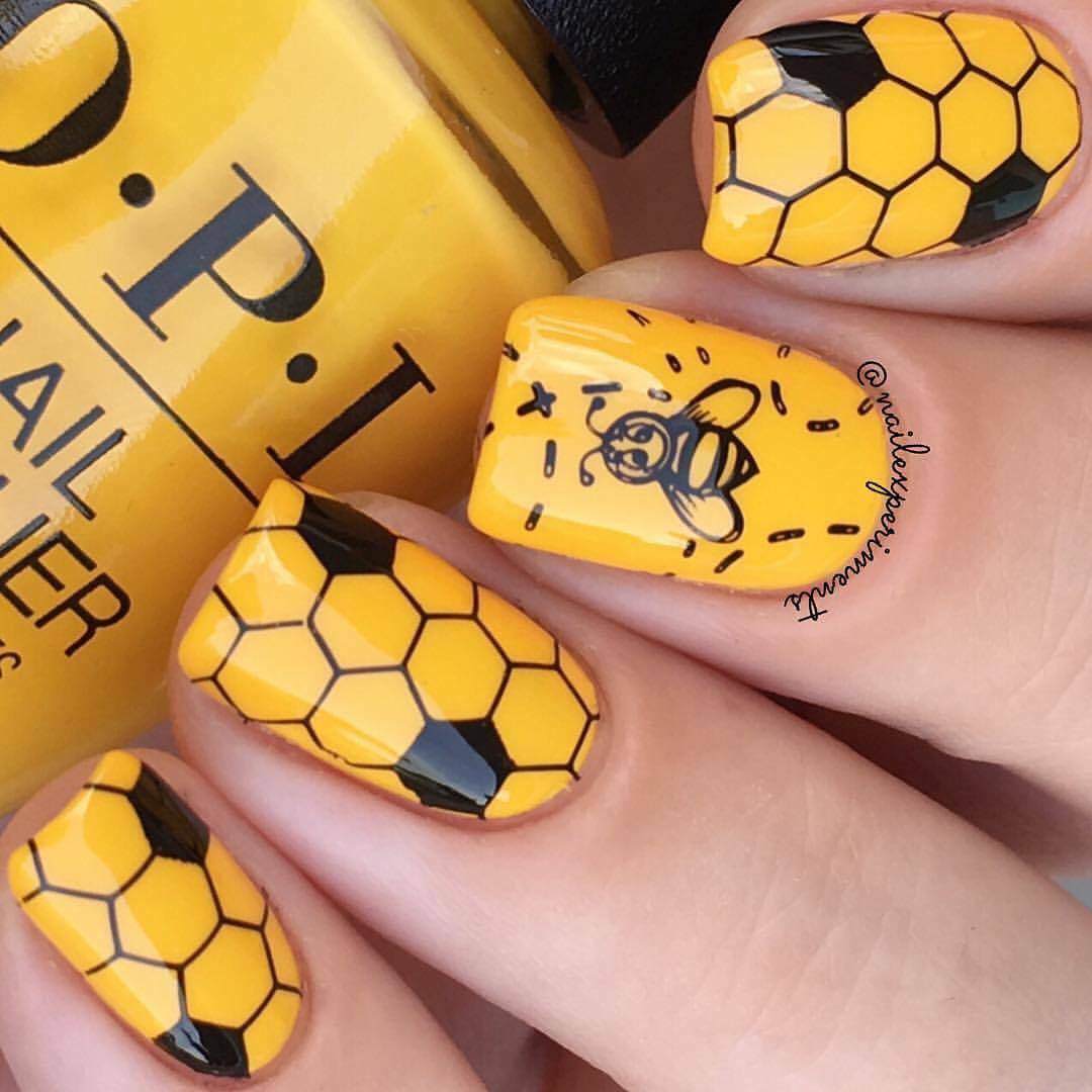 B029 Picnic in the Park Stamping Plate For Stamped Nail Art Design