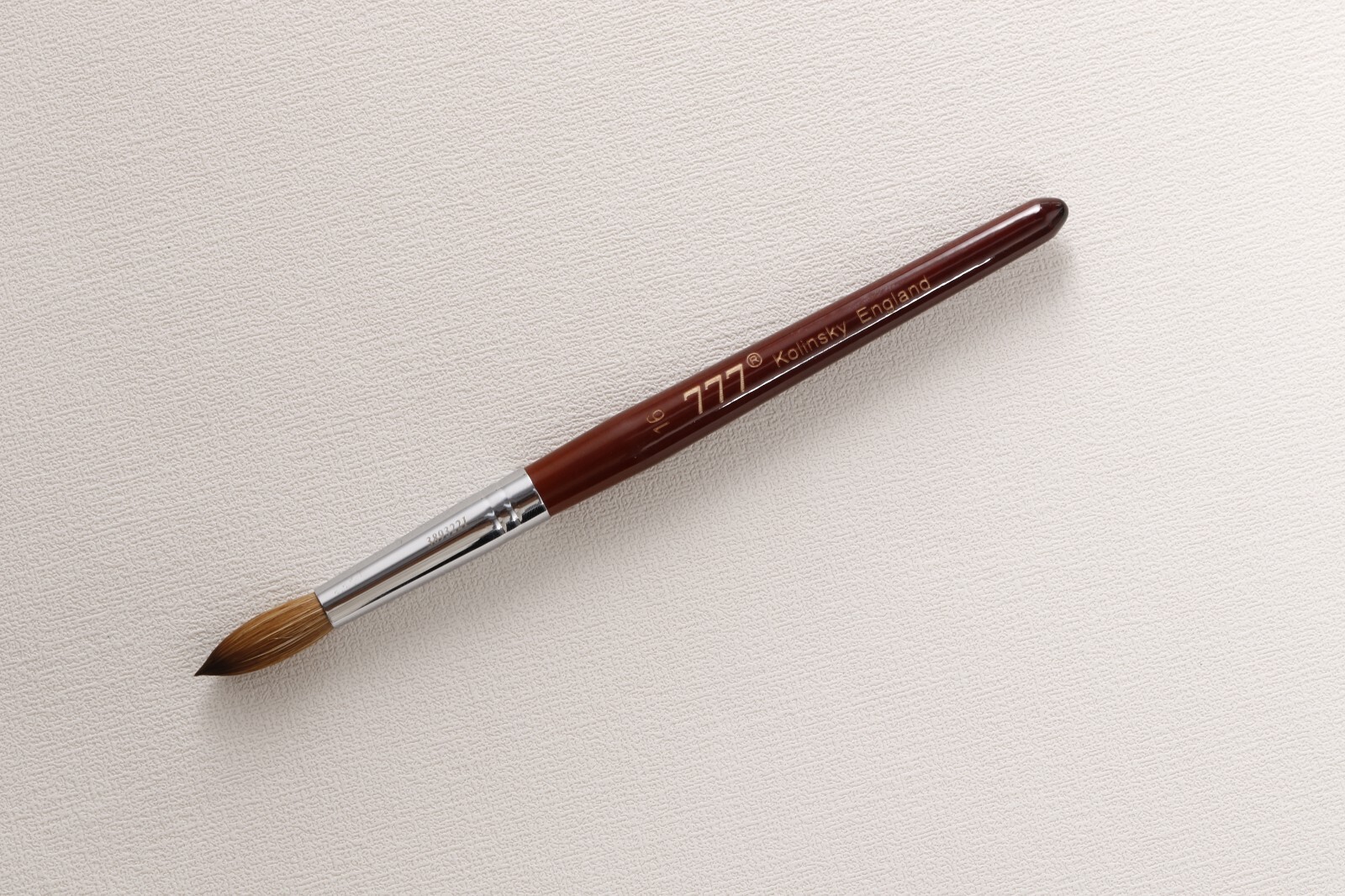 Professional Kolinsky Acrylic Nail Brush Round Wood Handle, smooth and durable