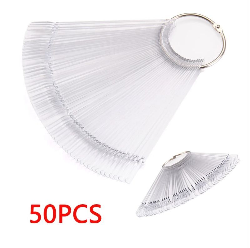 Fake Nail Display Ring Metal Wheel Nail Art Fan Polish Practice Sample Nails Gel