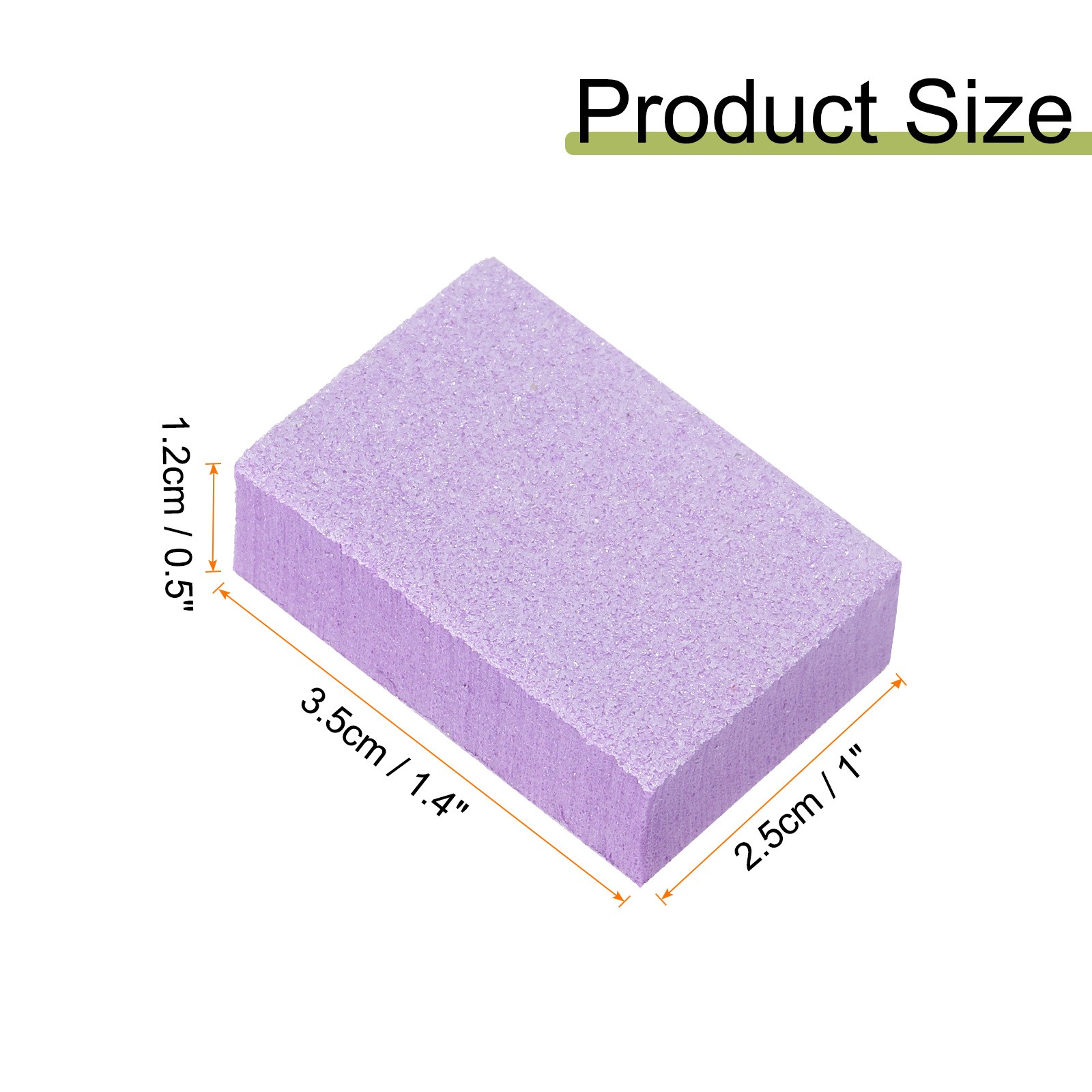 100pcs Nail Buffer Block 120 Grit Nail File for Nail Buffing, Purple