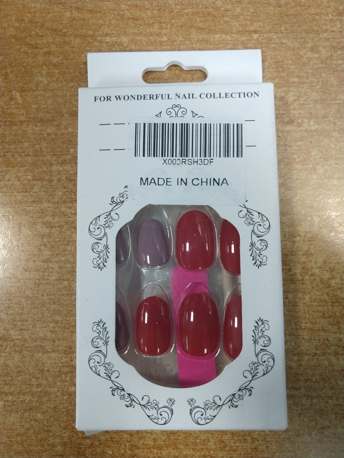 4 Boxes of 24: Oval Shaped Press On Nails (14D-1819)