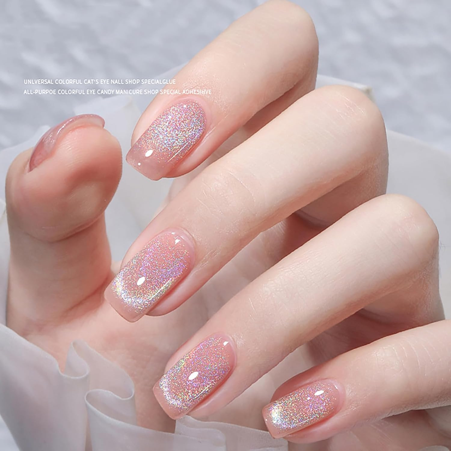 6Pcs Cat Eye Magnet for Nails Magic Cylindrical Nail Polish Magnet Stick Gel Pol