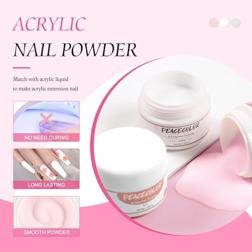 Acrylic Nail Kit with Drill & UV Light – Professional DIY Set for Beginners, 3PC