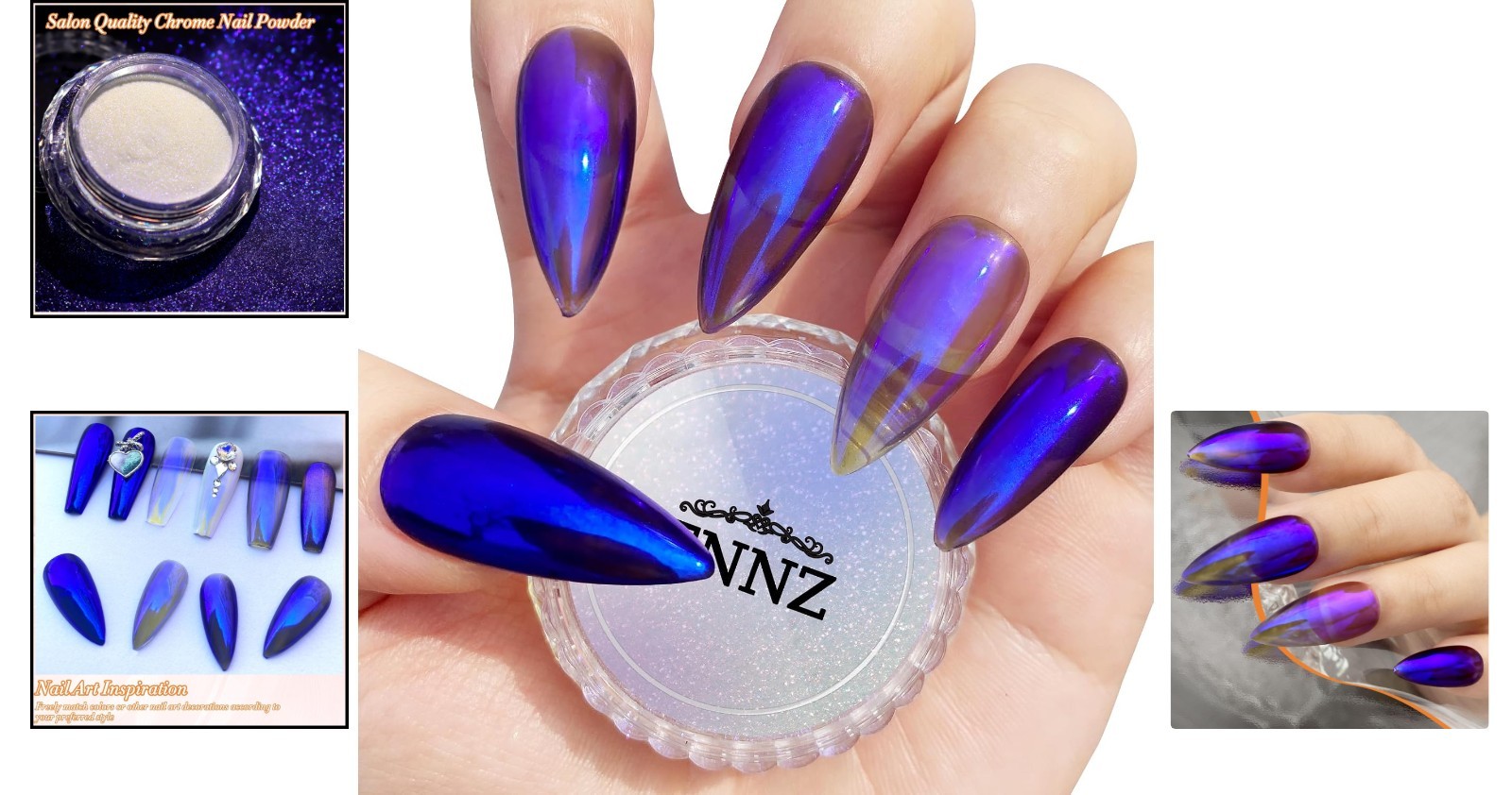 Salon-Quality Unicorn Chrome Nail Powder – Easy Application & High Gloss Finish