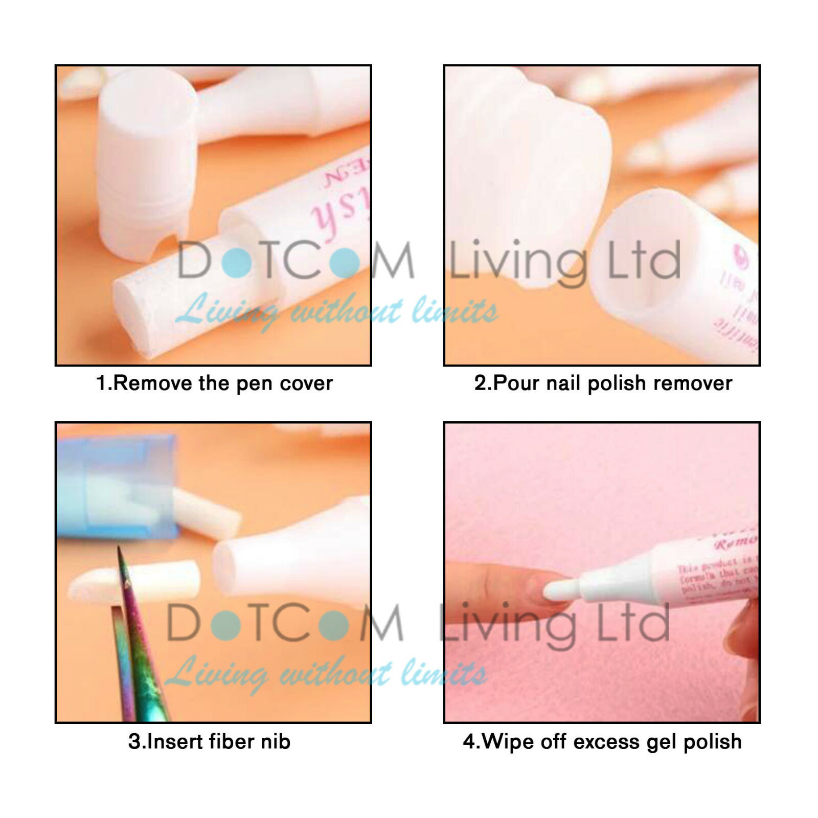 NAIL CORRECTOR PEN POLISH REMOVER VARNISH PENS CORRECTION NAIL ART KIT SET
