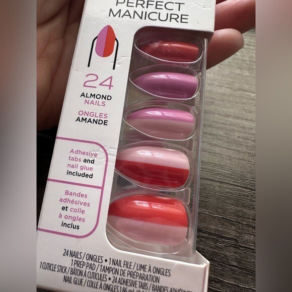 DVF x Target Sally Hansen Perfect Manicure Almond Shape Melon Dreams Press Ons