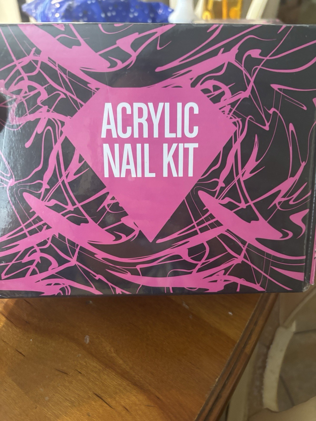 DIY Nail Kit For Beginners With Acrylic Powder Gel & Tools
