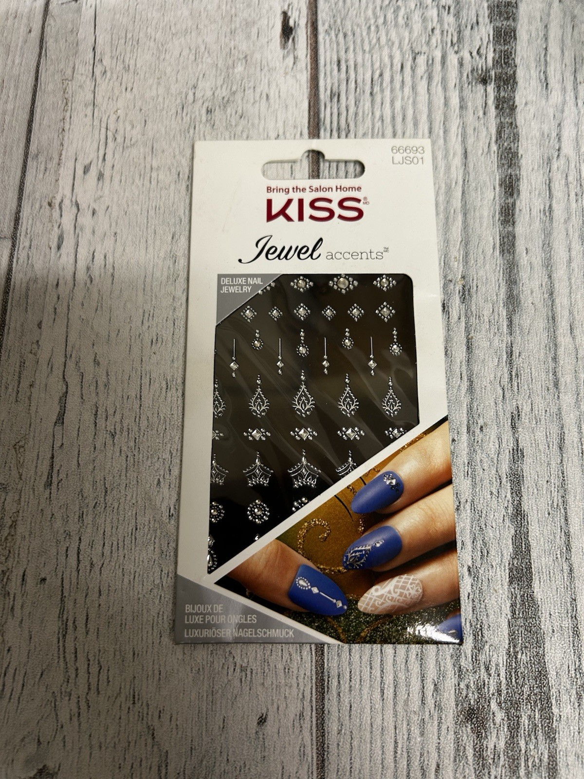 Kiss Jewel Accents Deluxe Nail Jewelry Nail Sticker (Pack of 1)