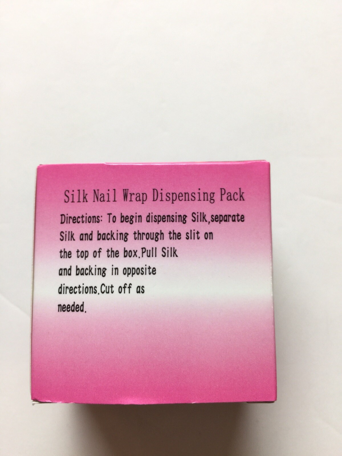 Silk Nail Wrap Dispensing Pack Self Stick Nail Repair Nail Extension In Box New