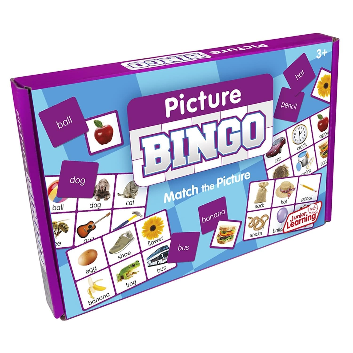 Junior Learning Picture Bingo Educational Action 8.75 x 0.95 x 5.75 cm, Multi