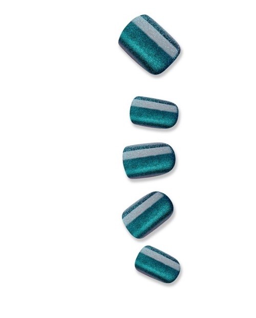 KISS imPRESS💅Color FX Short Squoval Press-on Nails Green “Better Things” 30Pcs