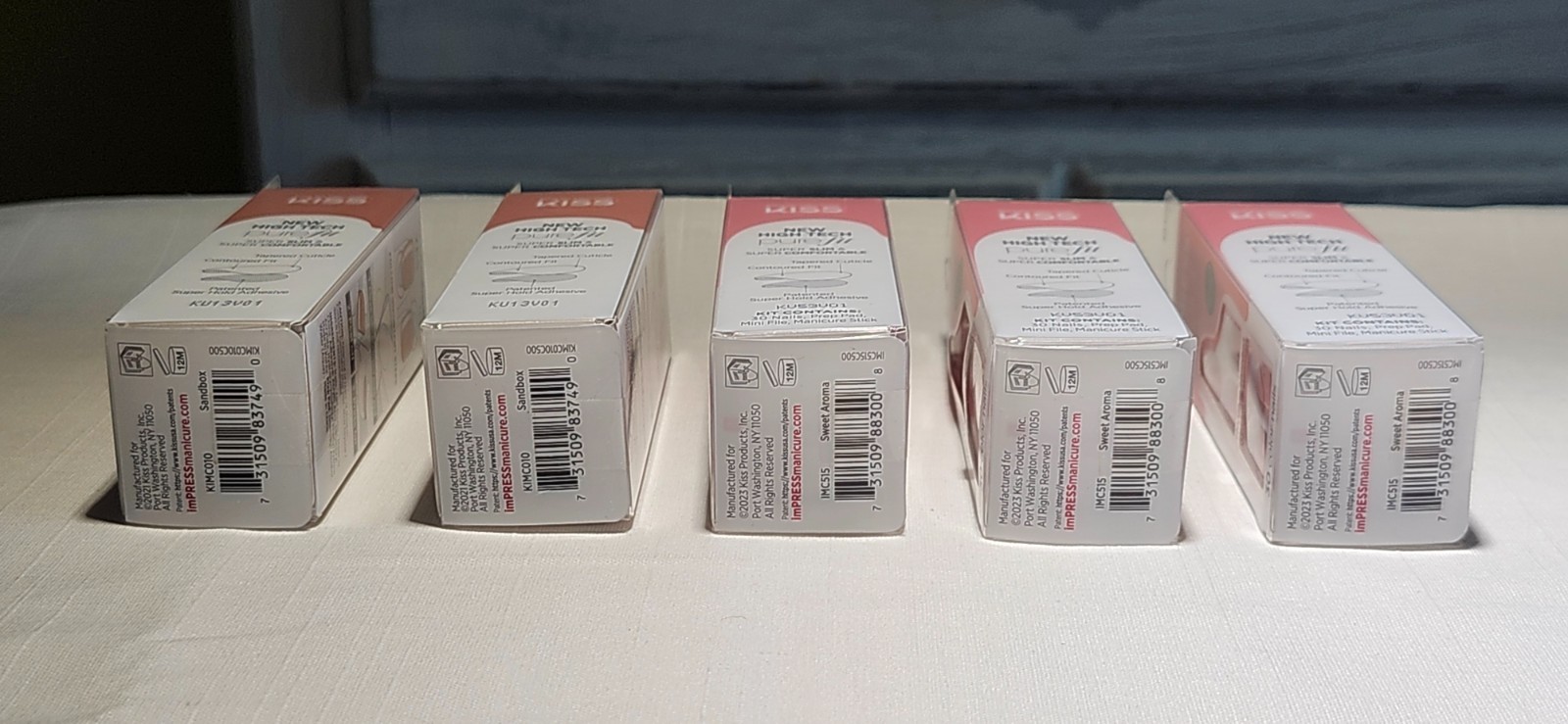 6 Brand New Boxes of Press-On Nails/5 imPRESS & 1 Olive & June – Variety (NEW)