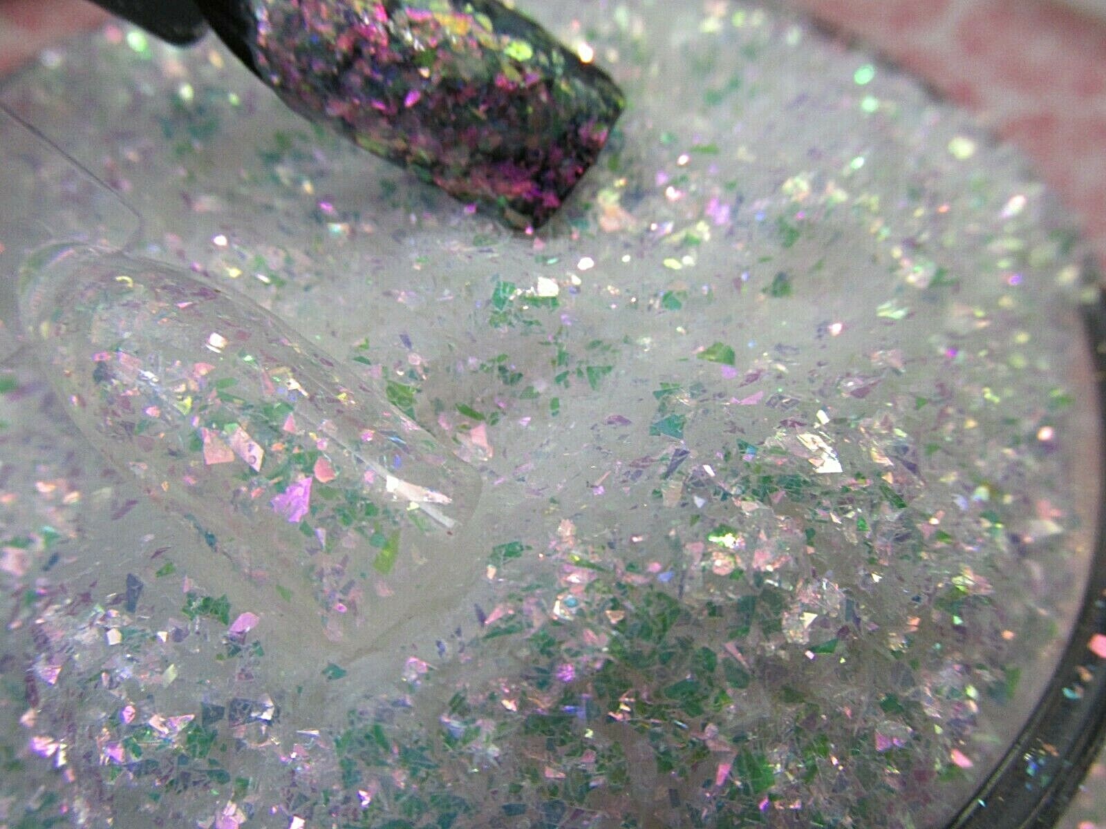 Fantasy Unicorn Dandruff glitter Mylar micro shards nail art tumblers slime